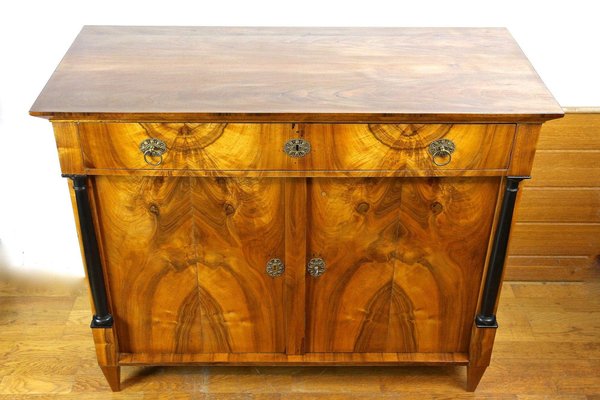 Antique Austrian Biedermeier Trumeau Commode, 1825-TQA-1385915