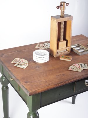 Antique Austrian Folk Card Table, 1900s-IND-911618