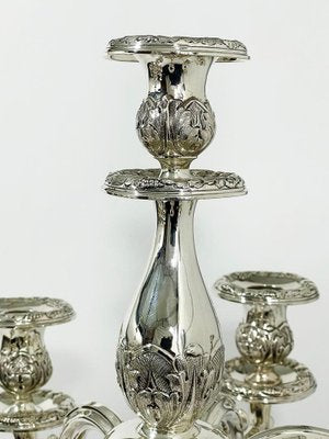 Antique Austro-Hungarian Empire Silver Candelabras, Set of 2-UCH-1224438