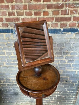 Antique Barber Mirror Stand-DWL-1347163