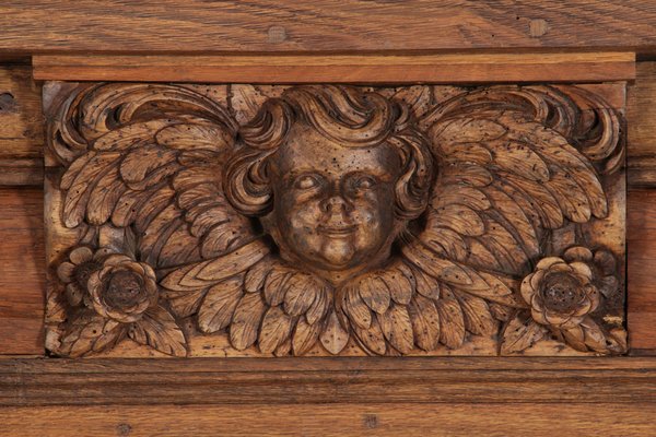 Antique Baroque Cabinet in Oak, 1700-DXD-1789381