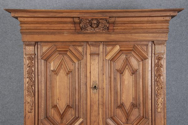 Antique Baroque Cabinet in Oak, 1700-DXD-1789381