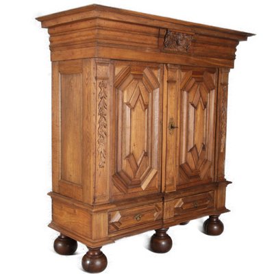 Antique Baroque Cabinet in Oak, 1700-DXD-1789381