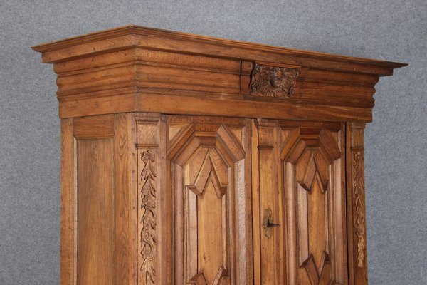 Antique Baroque Cabinet in Oak, 1700-DXD-1789381