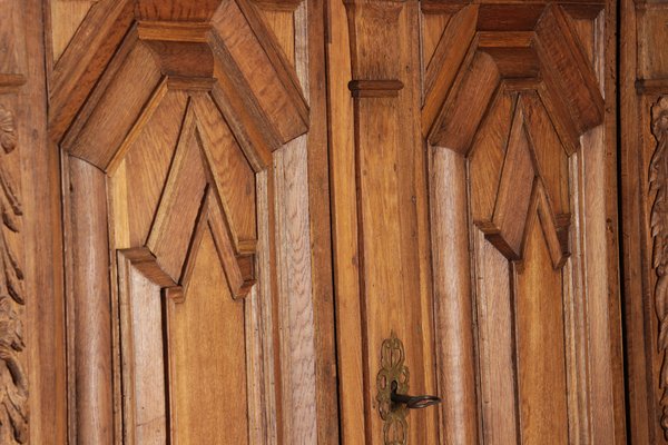 Antique Baroque Cabinet in Oak, 1700-DXD-1789381