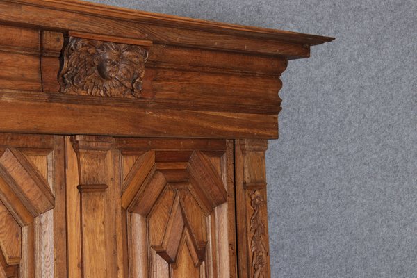 Antique Baroque Cabinet in Oak, 1700-DXD-1789381