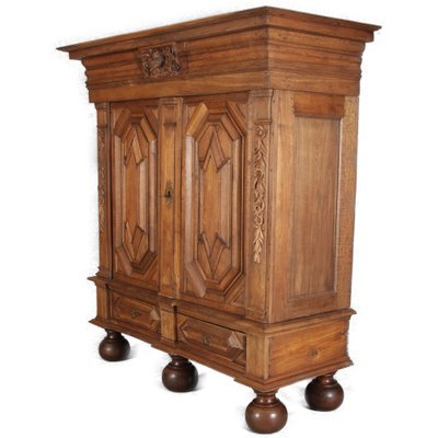 Antique Baroque Cabinet in Oak, 1700-DXD-1789381