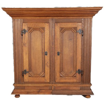 Antique Baroque Cabinet in Oak, 1770-DXD-1789392