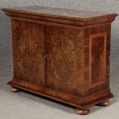 Antique Baroque Cabinet in Walnut, 1740s-DXD-1790266