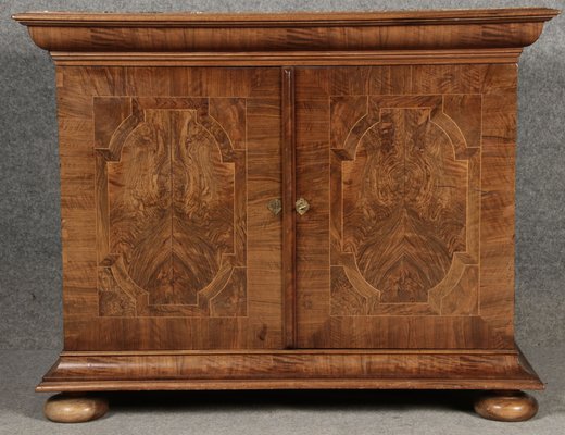 Antique Baroque Cabinet in Walnut, 1740s-DXD-1790266