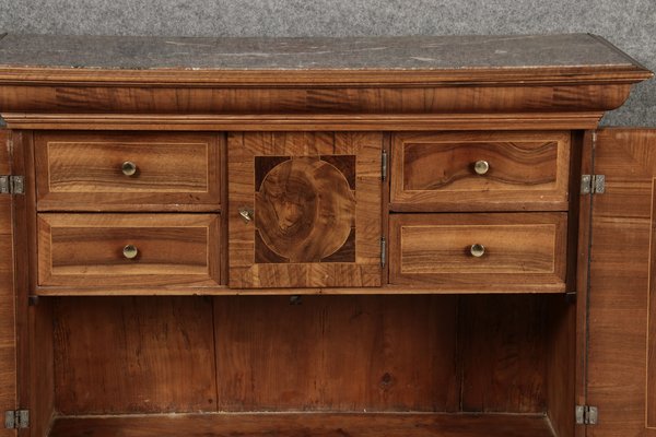 Antique Baroque Cabinet in Walnut, 1740s-DXD-1790266