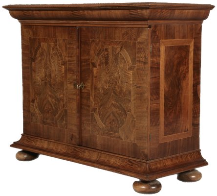 Antique Baroque Cabinet in Walnut, 1740s-DXD-1790266