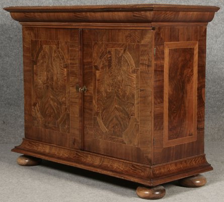 Antique Baroque Cabinet in Walnut, 1740s-DXD-1790266