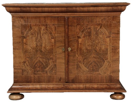 Antique Baroque Cabinet in Walnut, 1740s-DXD-1790266