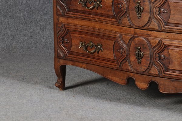 Antique Baroque Dresser in Oak with Carver, 18th Century-DXD-1148608