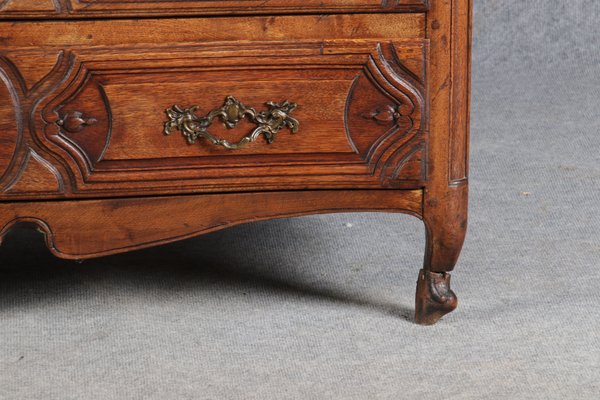 Antique Baroque Dresser in Oak with Carver, 18th Century-DXD-1148608