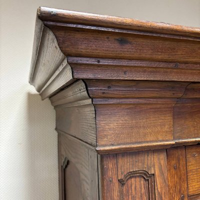 Antique Baroque Hall Cupboard in Oak, 1700s-ALF-2033481