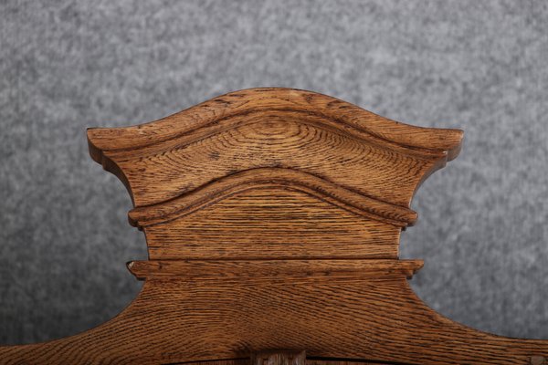 Antique Baroque Secretary in Oak, 1740-DXD-1706760