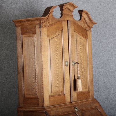 Antique Baroque Secretary in Oak, 1740-DXD-1706760