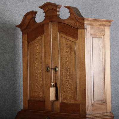 Antique Baroque Secretary in Oak, 1740-DXD-1706760