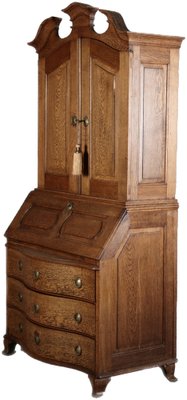 Antique Baroque Secretary in Oak, 1740-DXD-1706760