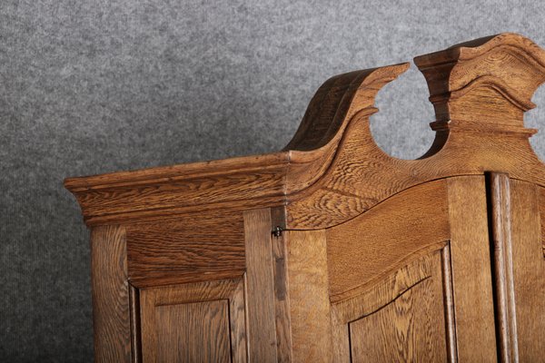 Antique Baroque Secretary in Oak, 1740-DXD-1706760