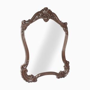 Antique Baroque Style Carved Wall Mirror-NJV-577716