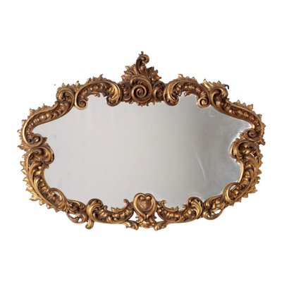 Antique Baroque Style Mirror, Italy, 20th Century-VMM-2044018