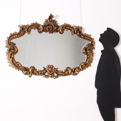 Antique Baroque Style Mirror, Italy, 20th Century-VMM-2044018