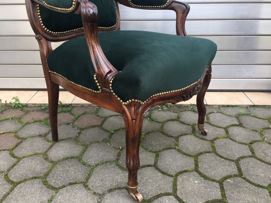 Antique Baroque Style Throne Armchair-WQQ-1015688