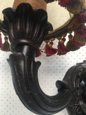 Antique Baroque Style Wooden Sconce, 1900s-WQQ-655890