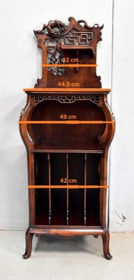 Antique Beech Music Cabinet Attributed to G. Viardot, 1900s-RVK-628252