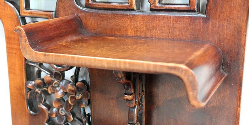 Antique Beech Music Cabinet Attributed to G. Viardot, 1900s-RVK-628252