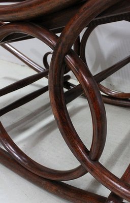 Antique Beech Rocking Chair, 1900s-RVK-587565