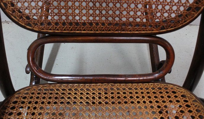 Antique Beech Rocking Chair, 1900s-RVK-587565