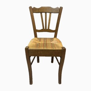 Antique Beech Side Chairs, 1900s, Set of 4-SDV-715197