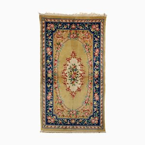 Antique Beijing Rug in Cotton & Wool-VMM-2023834