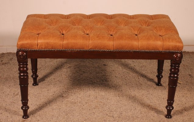 Antique Bench in Mahogany-HPU-2035487