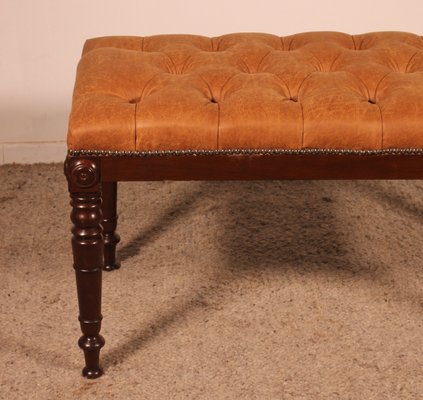 Antique Bench in Mahogany-HPU-2035487