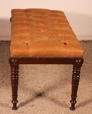 Antique Bench in Mahogany-HPU-2035487