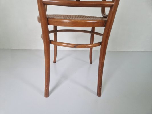 Antique Bentwood and Cane Chair by Josef Hoffman, 1890s-DGW-2024469