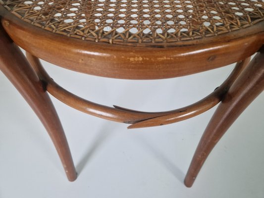 Antique Bentwood and Cane Chair by Josef Hoffman, 1890s-DGW-2024469