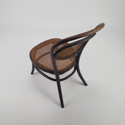 Antique Bentwood and Cane Nursing Chair from Jacob & Josef Kohn-RMX-847604