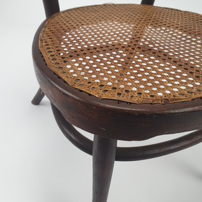 Antique Bentwood and Cane Nursing Chair from Jacob & Josef Kohn-RMX-847604