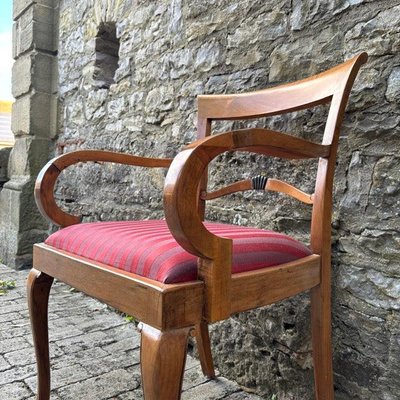 Antique Biedermeier Chair in Walnut-ALF-2024421