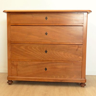 Antique Biedermeier Chest of 4 Drawers-WK-1007943