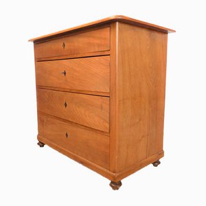 Antique Biedermeier Chest of 4 Drawers-WK-1007943