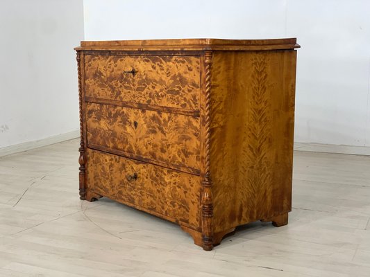 Antique Biedermeier Chest of Drawers-LIL-2028762