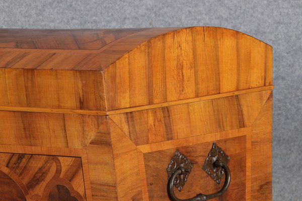 Antique Biedermeier Chest with Walnut Inlay, Early 19th Century-DXD-1151046