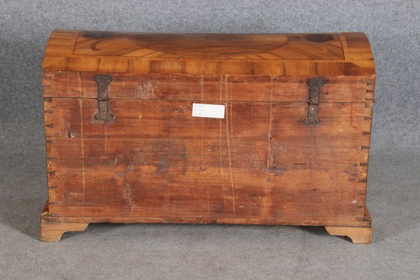 Antique Biedermeier Chest with Walnut Inlay, Early 19th Century-DXD-1151046